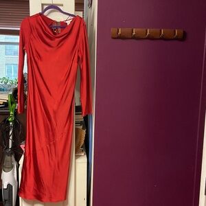 Elegant Red Women's Dress
